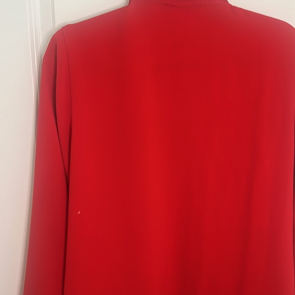 Red long sleeve blazer size L - Picture 5 of 5